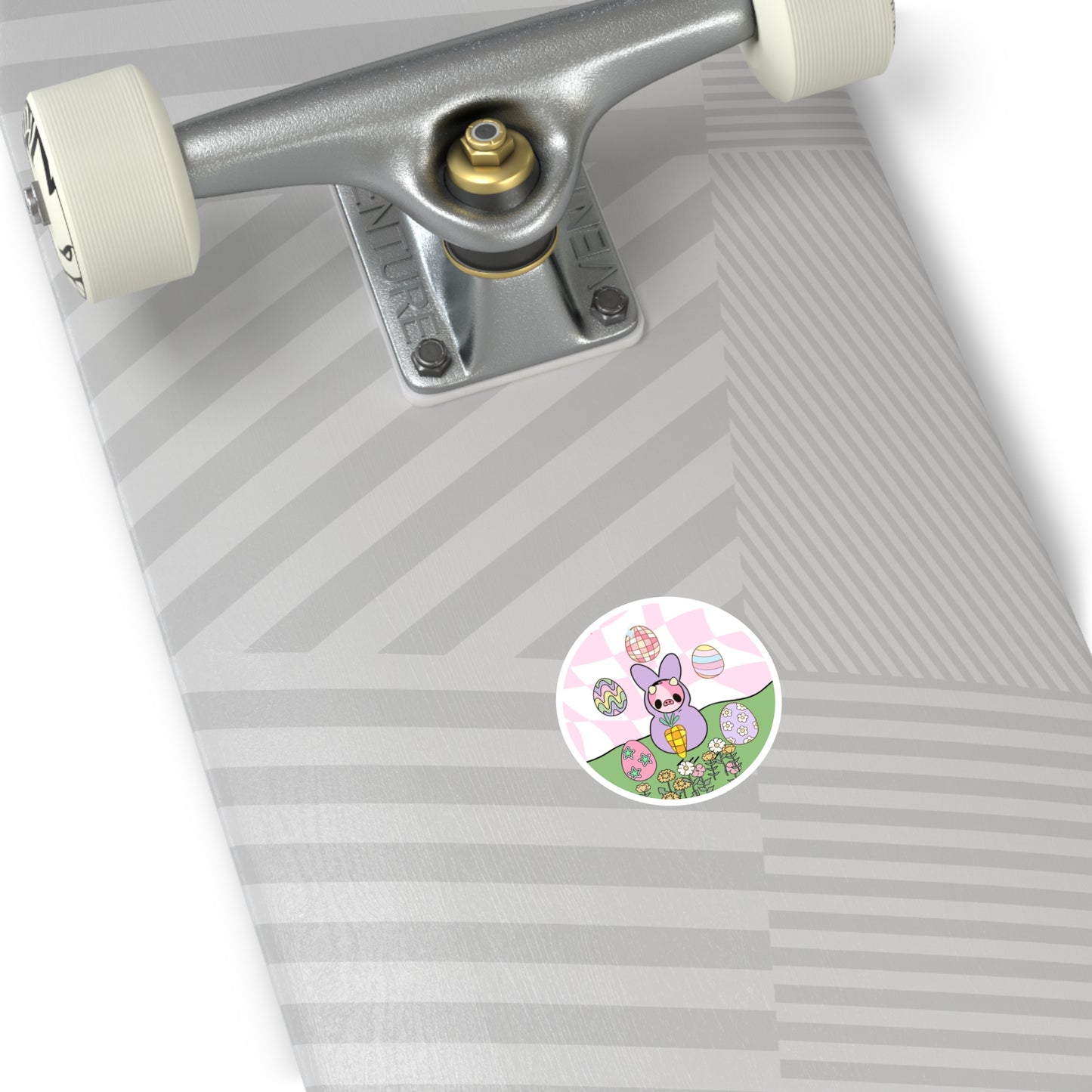 Peeprice- Moorice dressed as a Peep stickers - Indoor/Outdoor
