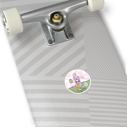 Peeprice- Moorice dressed as a Peep stickers - Indoor/Outdoor