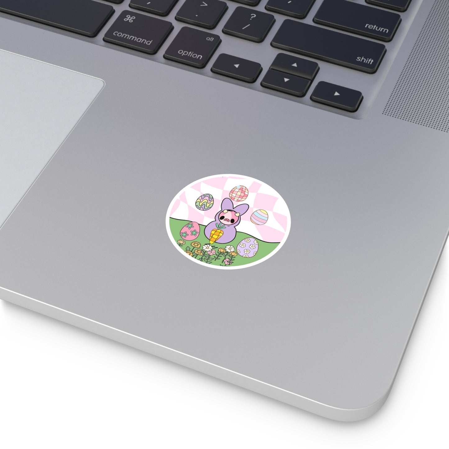 Peeprice- Moorice dressed as a Peep stickers - Indoor/Outdoor