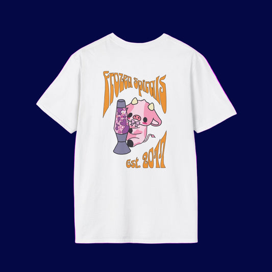 White cotton t-shirt with OG Moorice