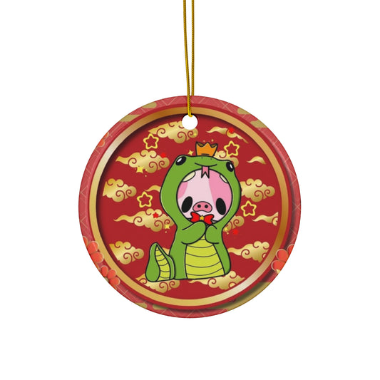 Cute Moorice Ceramic Ornaments - Star, Snowflake and Circle Designs