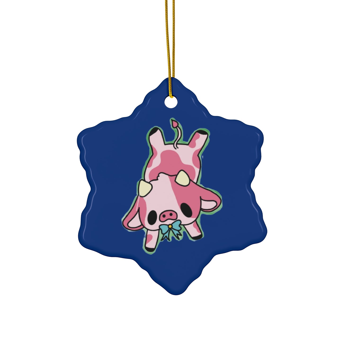 Cute Moorice Ceramic Ornaments - Star, Snowflake and Circle Designs