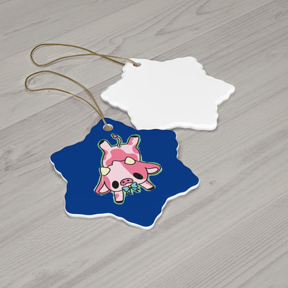 Cute Moorice Ceramic Ornaments - Star, Snowflake and Circle Designs