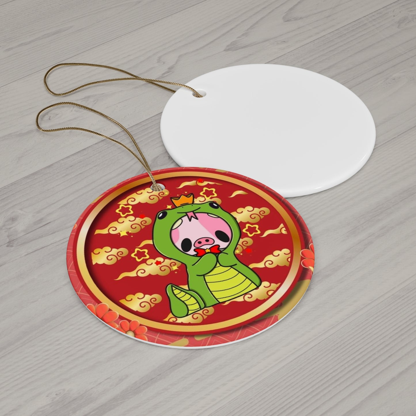 Cute Moorice Ceramic Ornaments - Star, Snowflake and Circle Designs