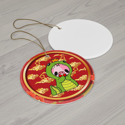 Cute Moorice Ceramic Ornaments - Star, Snowflake and Circle Designs